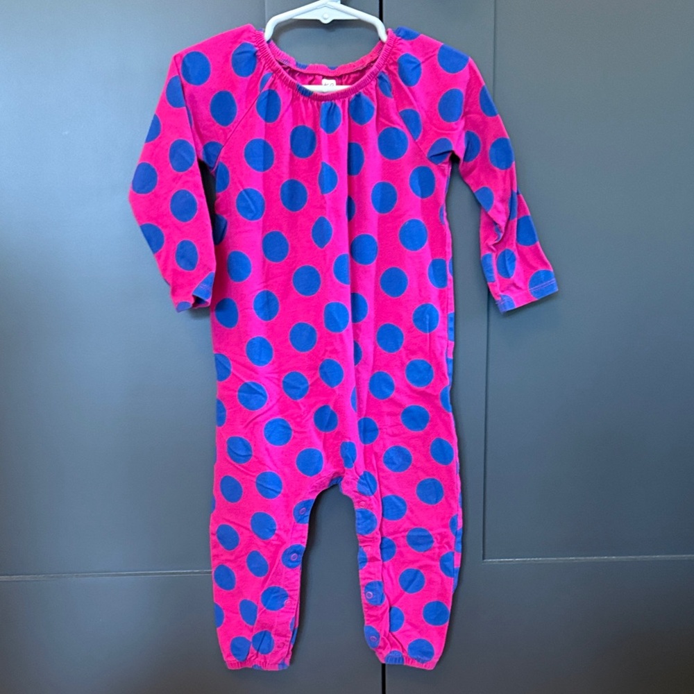 Tea Collection Girls Polkadot Jumpsuit